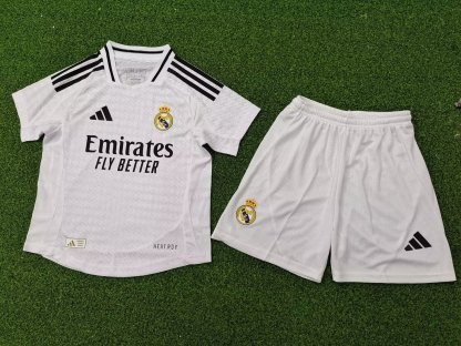 24/25 real Madrid home kids player version size 16-28