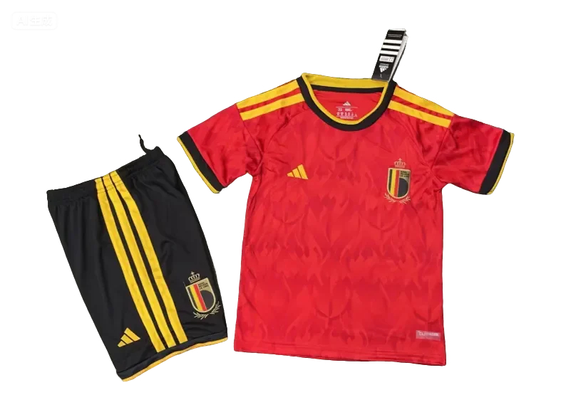 2026 Belgium home kids version Size 16-28