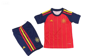 2026 Spain home kids version Size 16-28