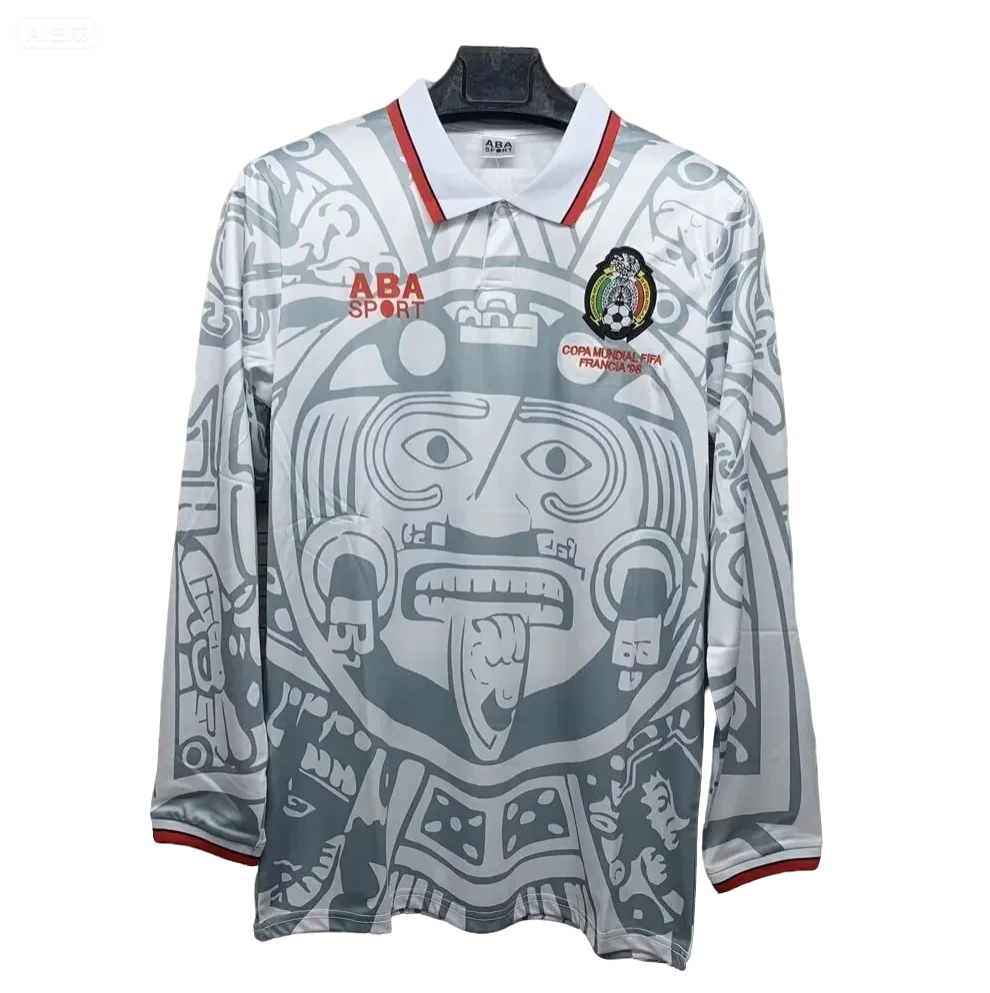 1998 Mexico away long sleeve retro version S-XXL
