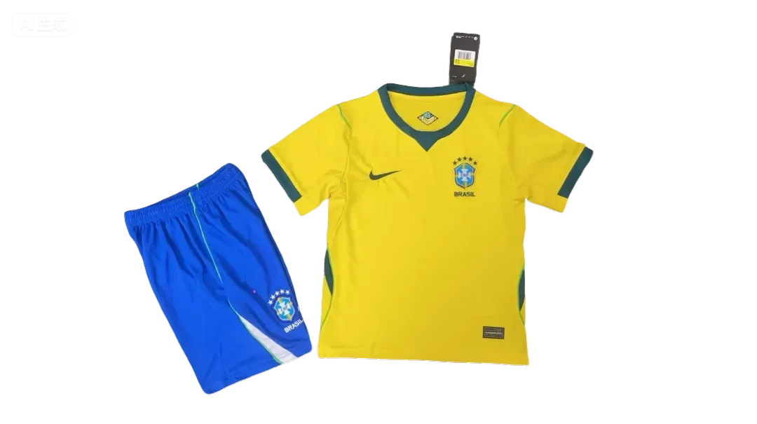 2026 Brazil home kids version size 16-28