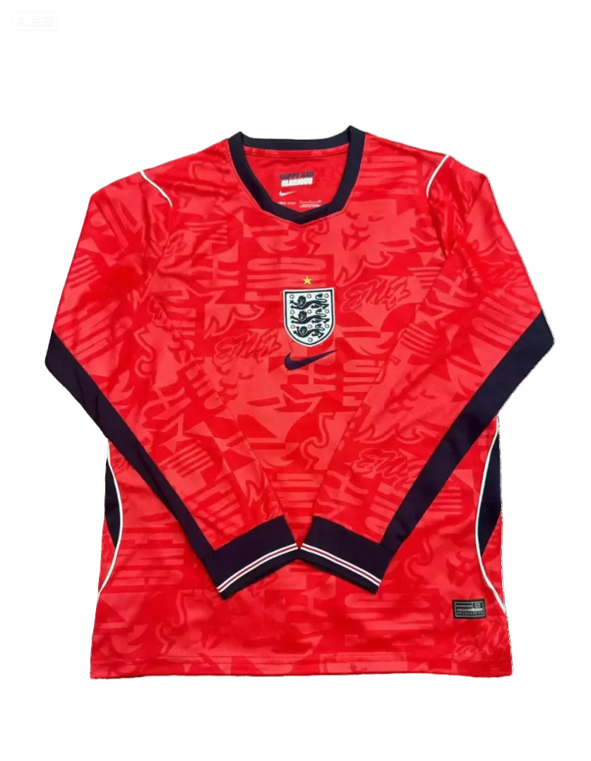 2026 England away long sleeve fan version S-4XL