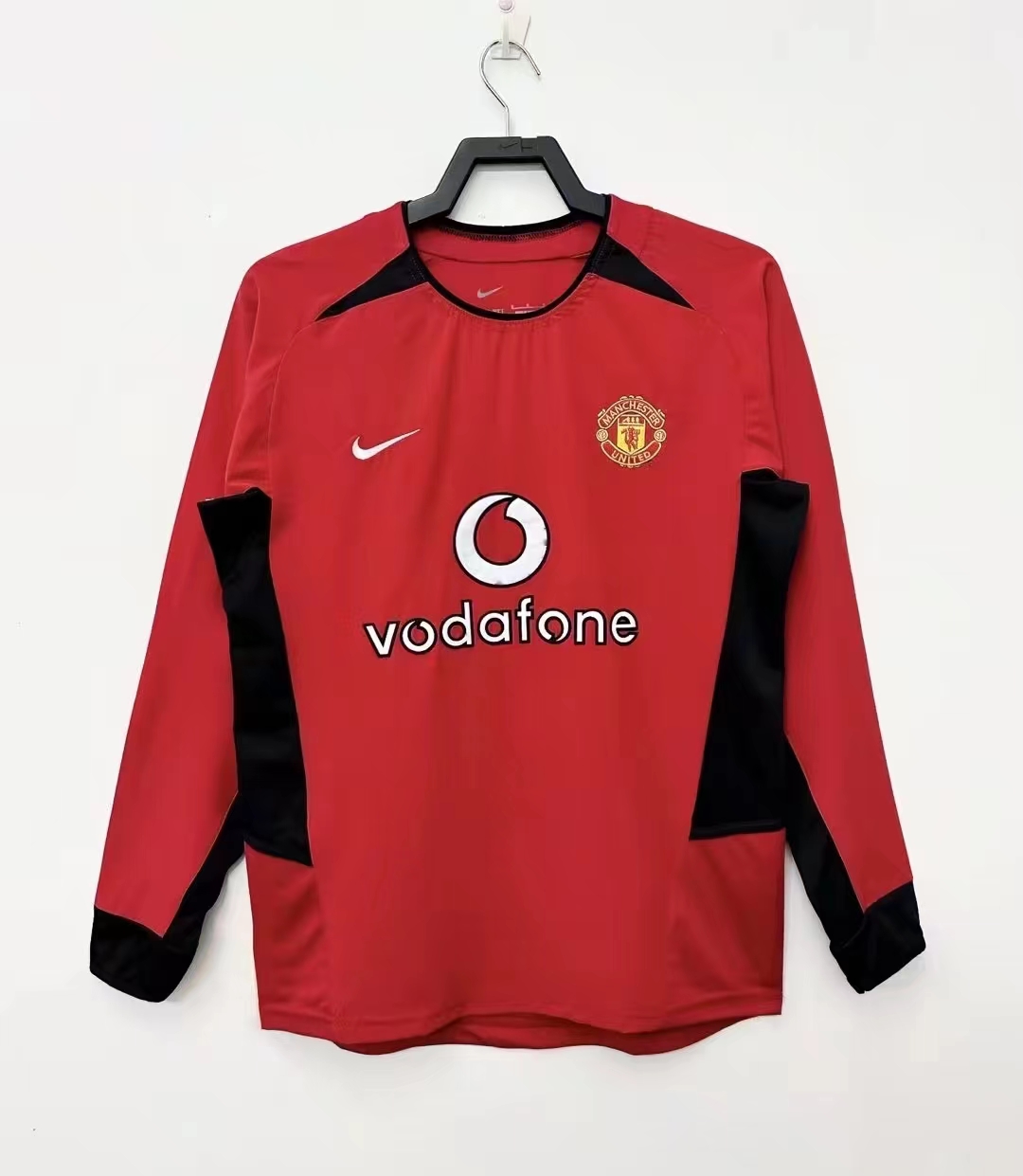 Retro Manchester United 2002-04 Long Sleeves Home Jersey