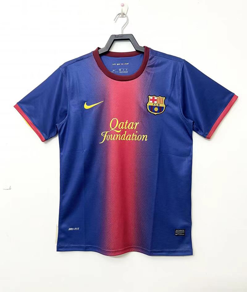Retro Barcelona 12/13 home S-XXL