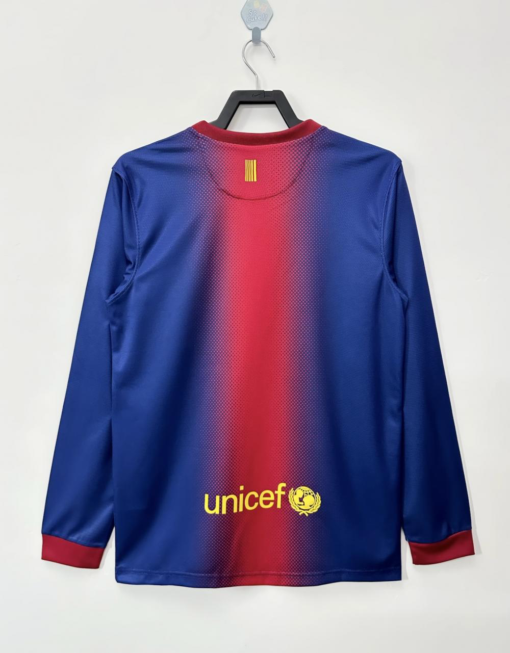 Retro long sleeve Barcelona 12/13 home S-XXL