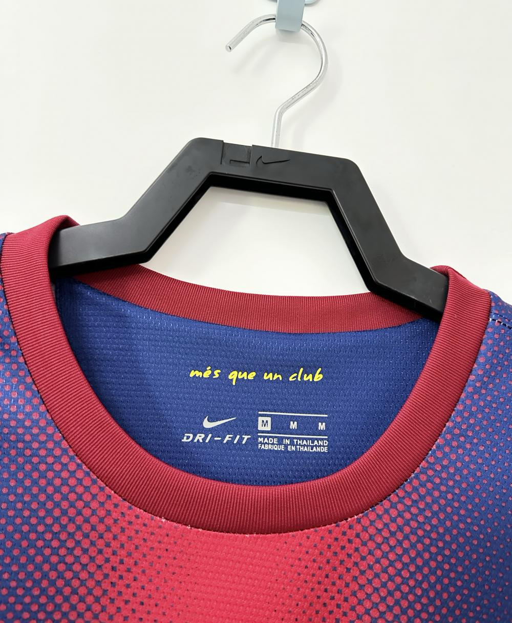 Retro long sleeve Barcelona 12/13 home S-XXL