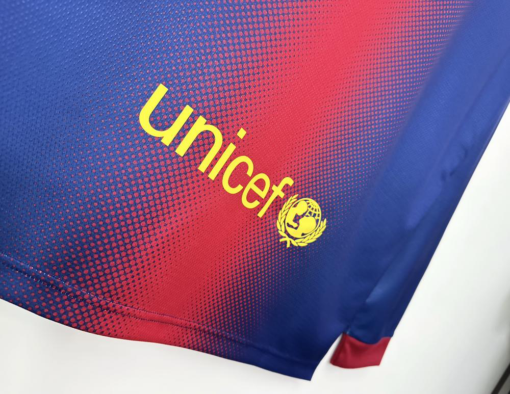 Retro long sleeve Barcelona 12/13 home S-XXL
