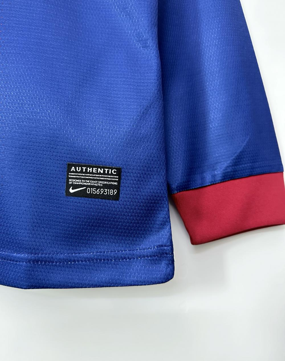 Retro long sleeve Barcelona 12/13 home S-XXL