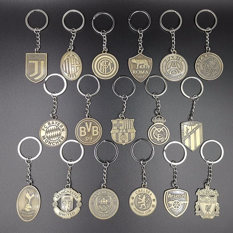 Soccer Club keychain Metal