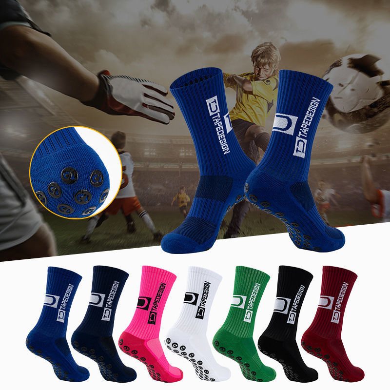 Anti-slip football socks