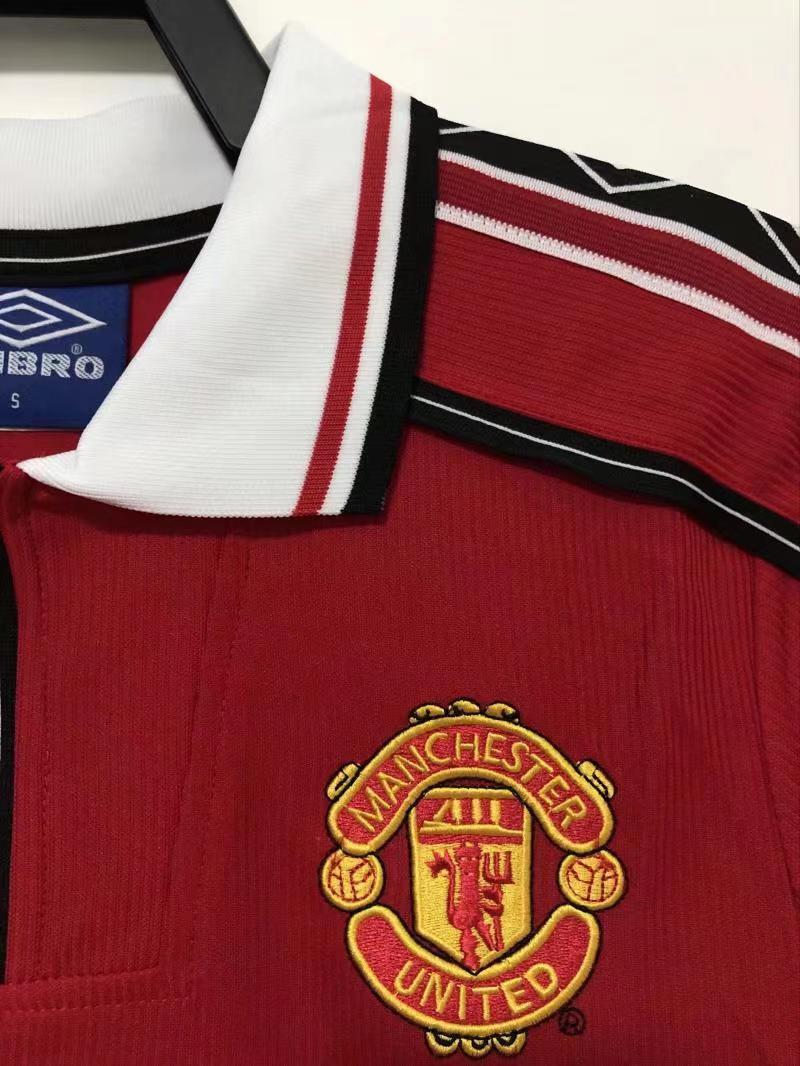 98-99 Retro Manchester United long sleeve S-XXL