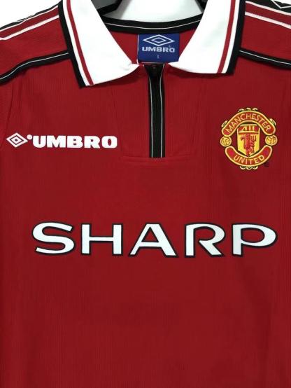 98-99 Retro Manchester United long sleeve S-XXL