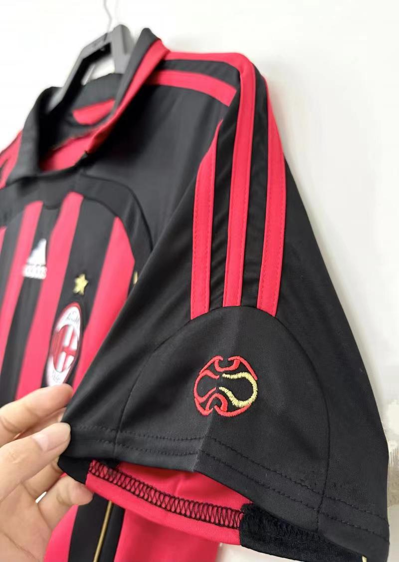 06/07 retro AC MILAN home S-XXL