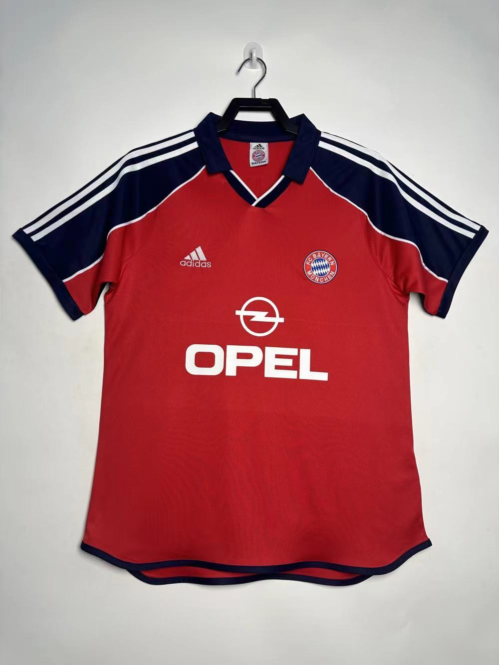 2000/01 Bayern home retro version S-XXL