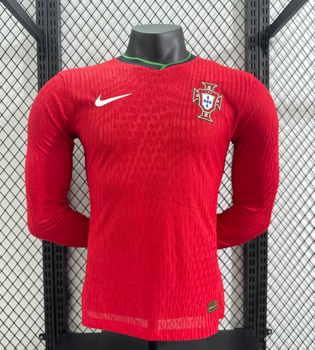 24/25 Portugal home long sleeve player version S-XXL
