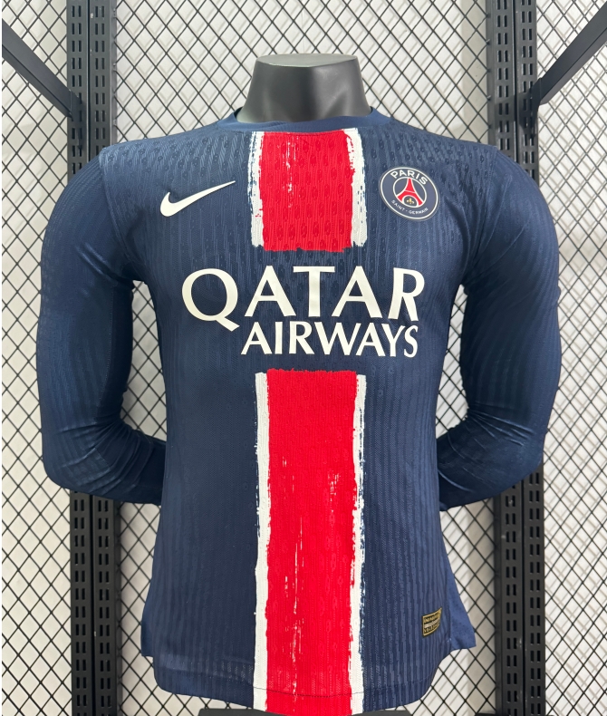 24/25 PSG Paris Saint-Germain home long sleeve player version S-XXL