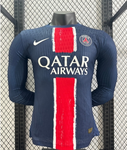 24/25 PSG Paris Saint-Germain home long sleeve player version S-XXL