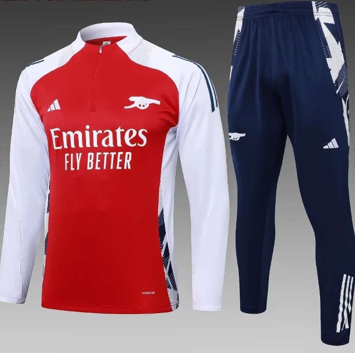 24/25 Arsenal home half-zip jacket version S-XXL