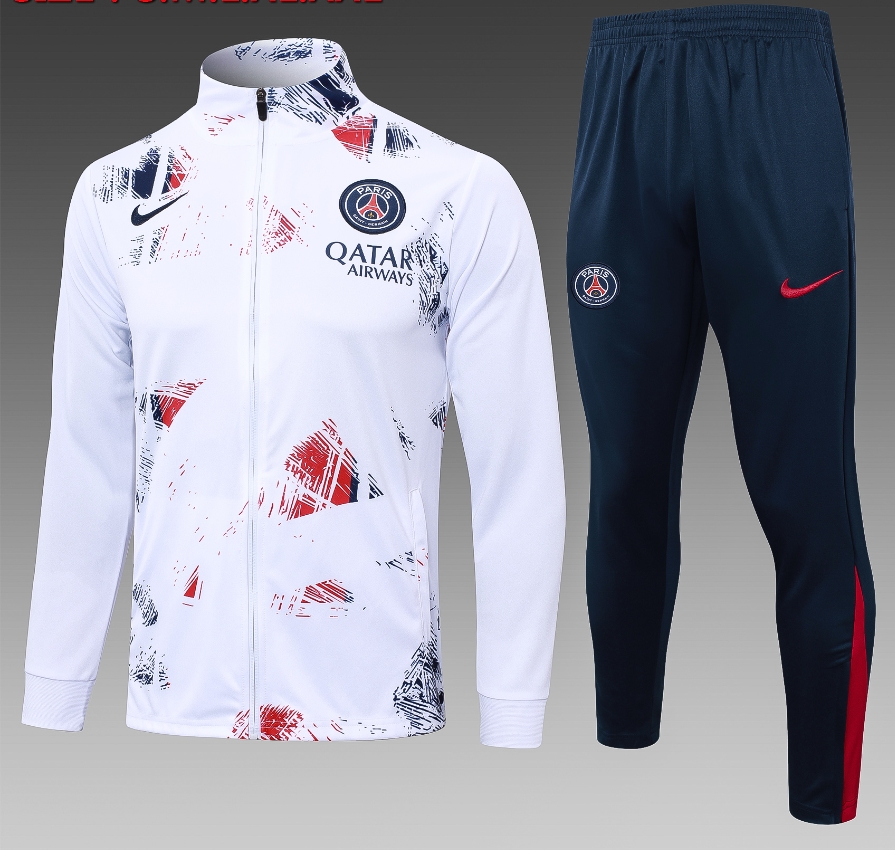 24/25 Paris white Full-Zip Jacket Suit