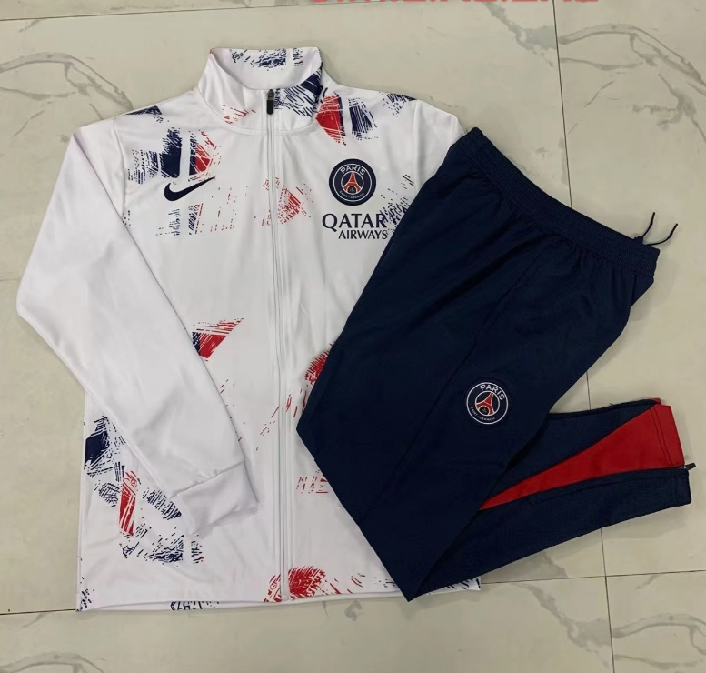 24/25 Paris white Full-Zip Jacket Suit