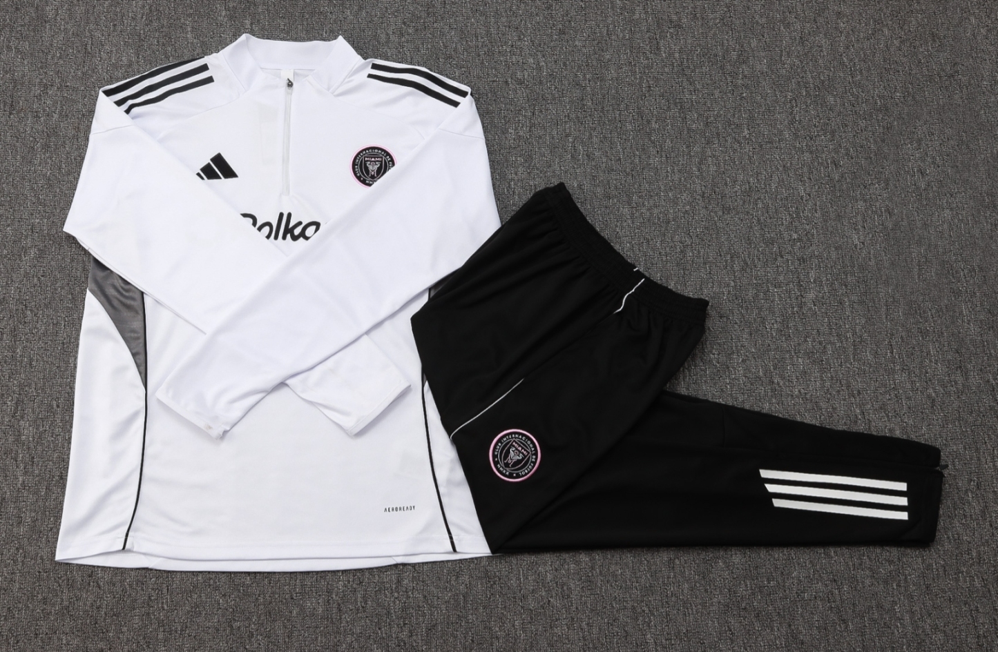 25/26 Miami white Half-Zip Jacket Suit