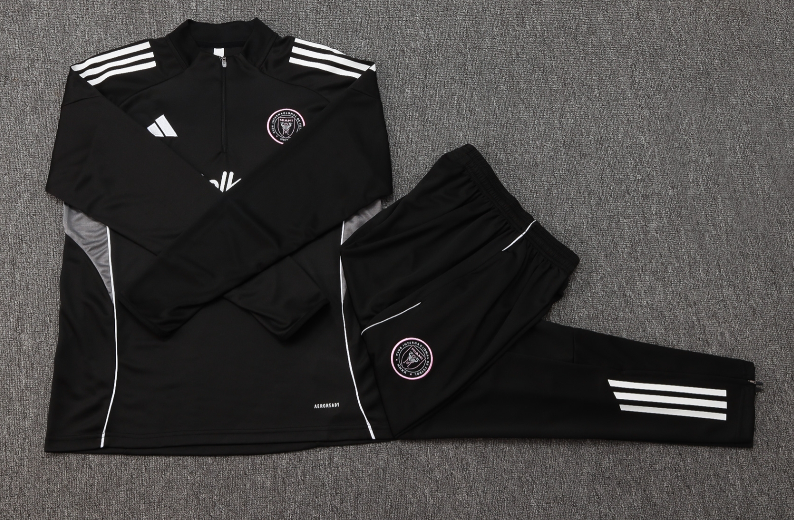 25/26 Miami black Half-Zip Jacket Suit