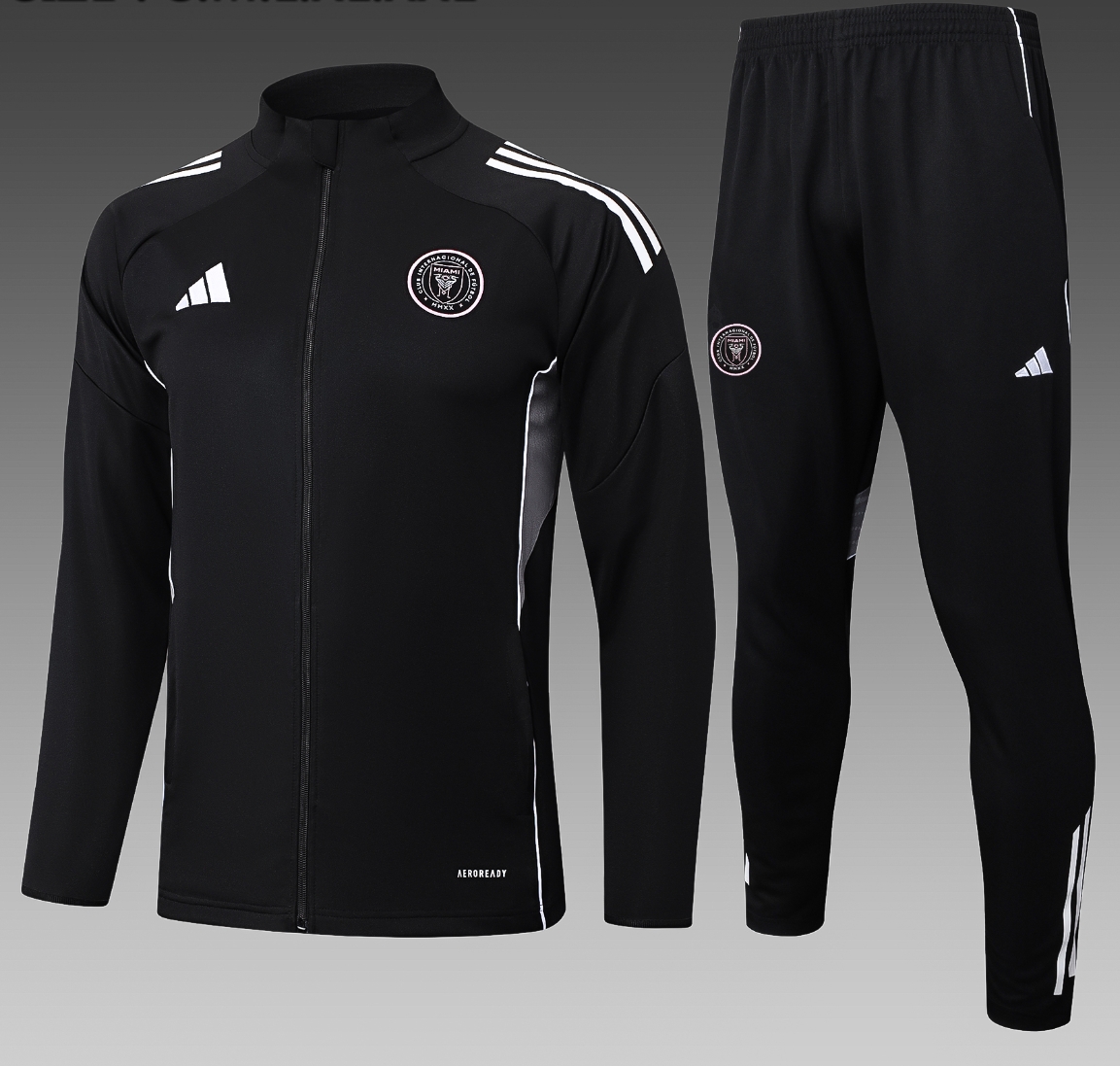 25/26 Miami black Full-Zip Jacket Suit