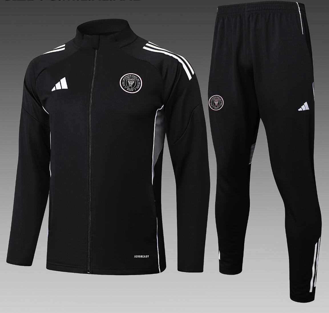 25/26 Miami black Full-Zip Jacket Suit