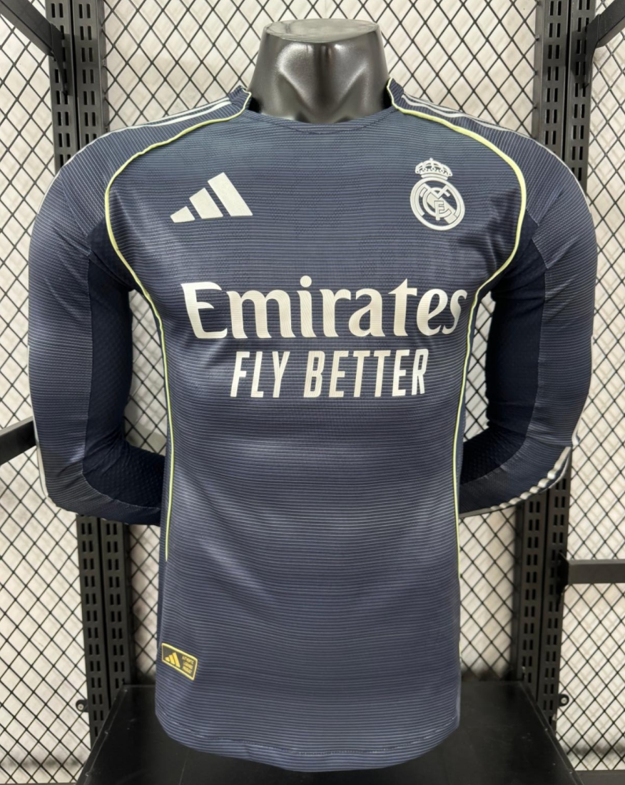 25/26 re@l Medrid away long sleeve player version S-XXL