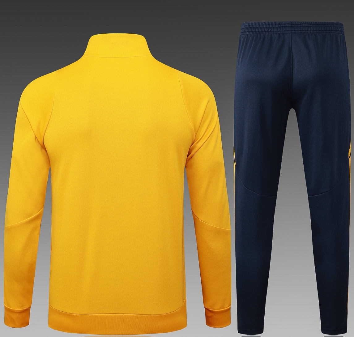 24/25 Boca Yellow Full-Zip Jacket Suit S-XXL