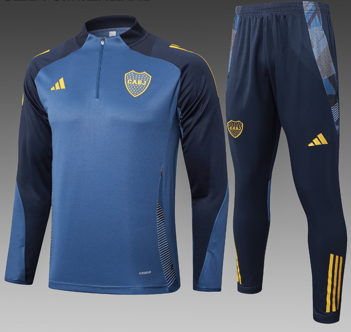 25/26 Boca blue Half-Zip Jacket Suit