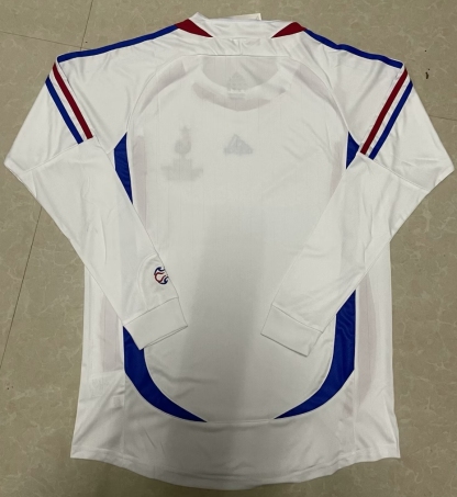 2006 France away long sleeve retro S-XXL