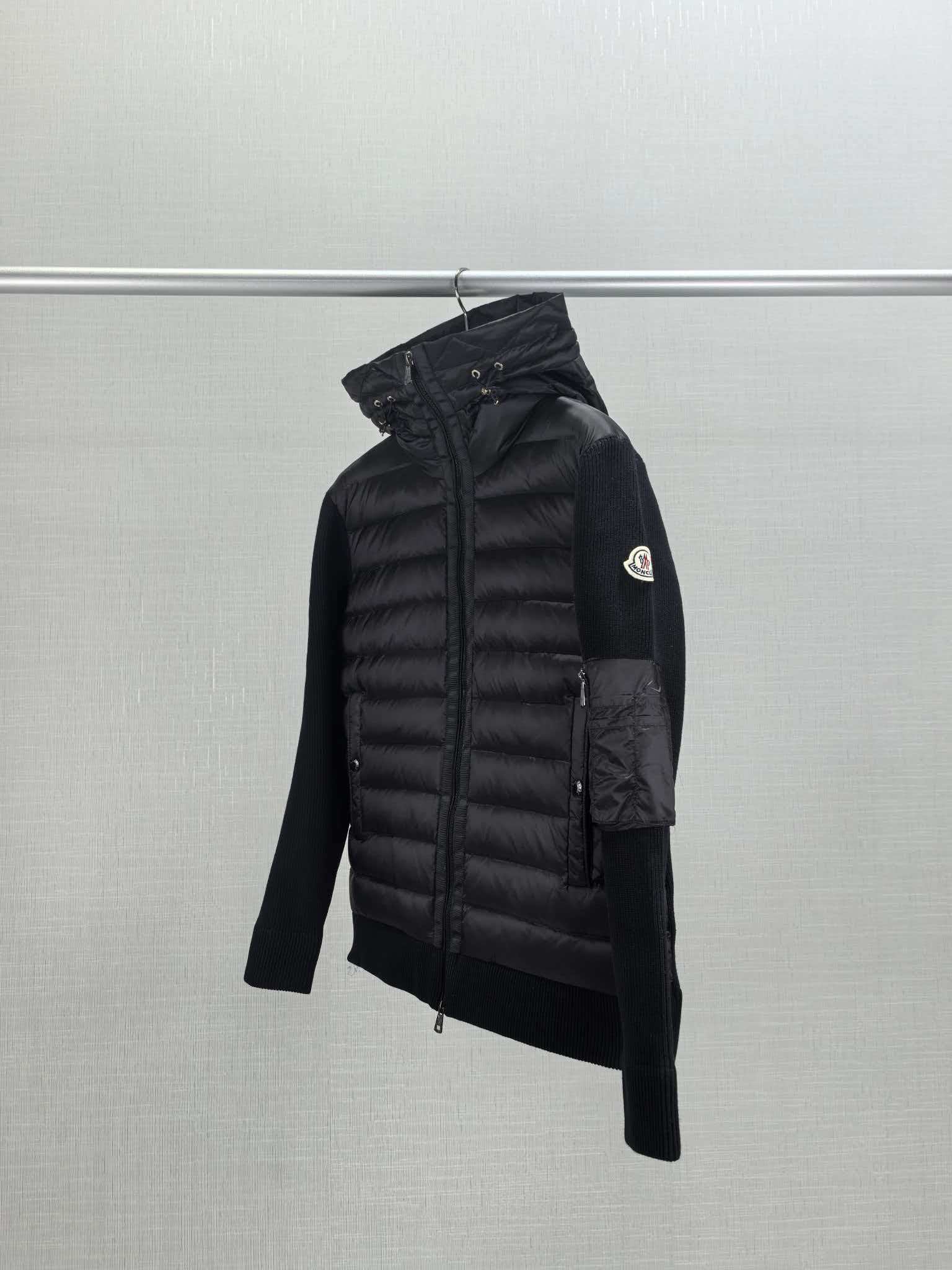 2024 Moner black casuals with hooded jacket M-3XL