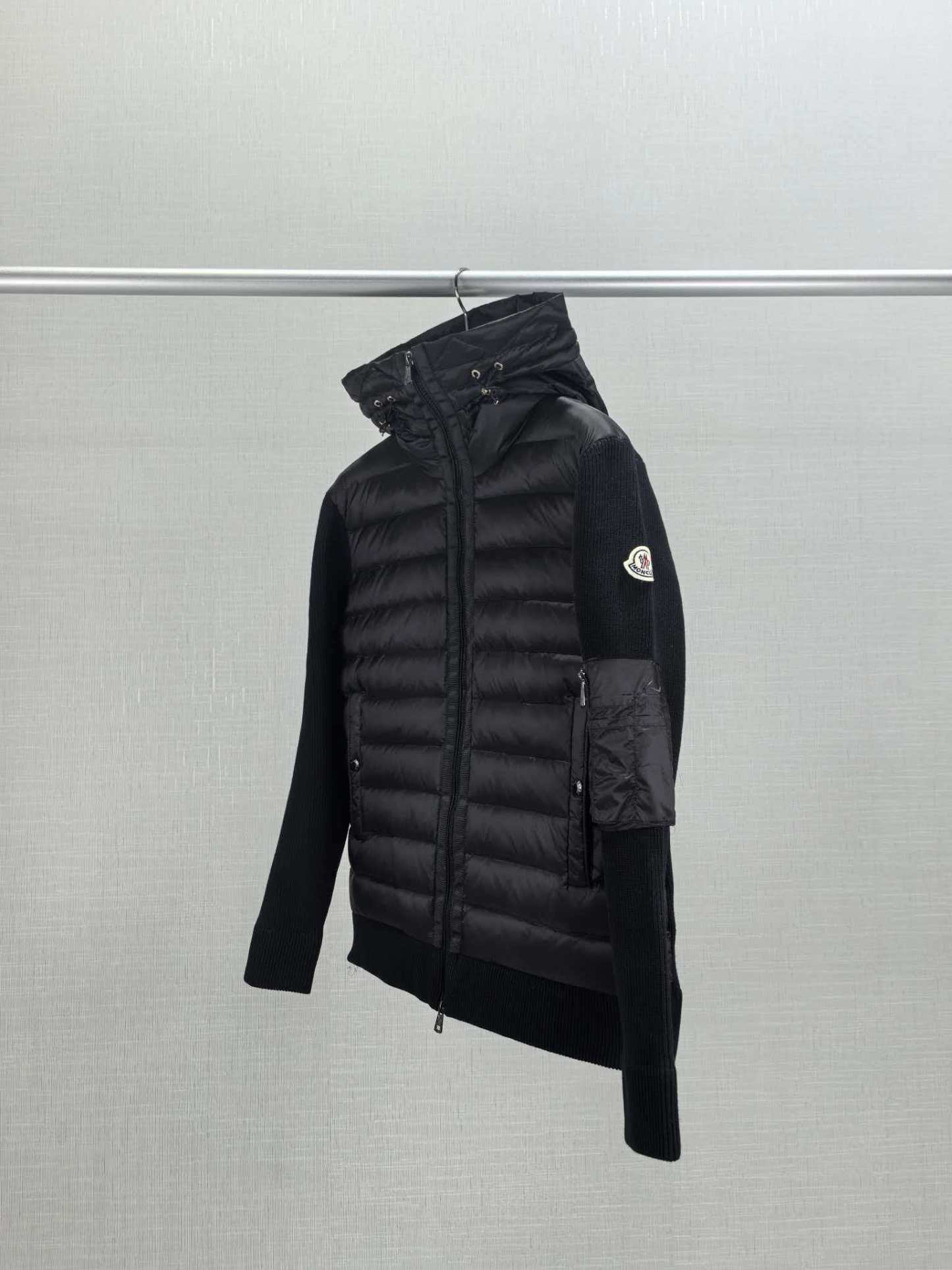 2024 Moner black casuals with hooded jacket M-3XL