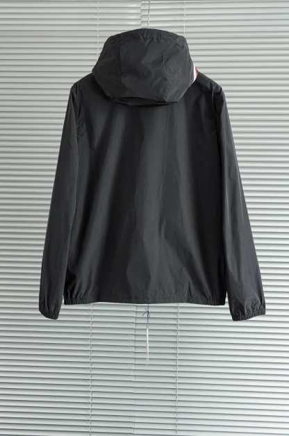 2026 Moner black casuals waterproof with hooded jacket M-3XL