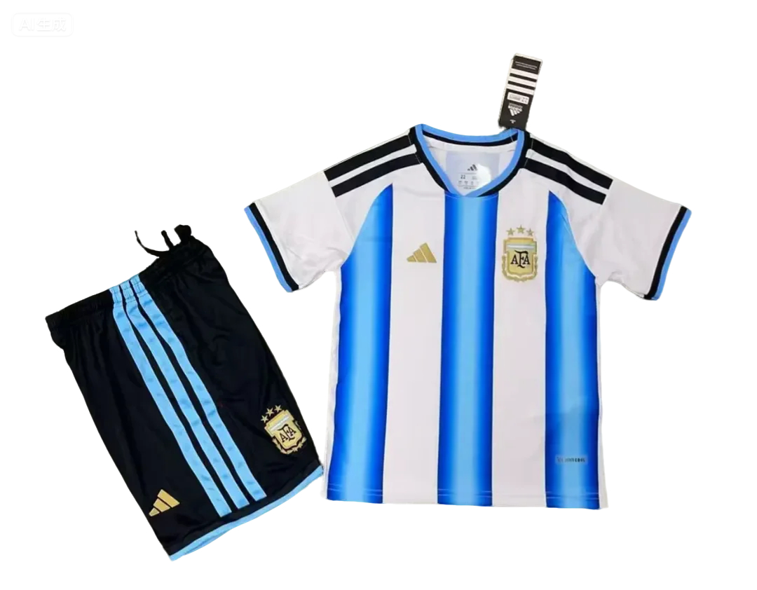 2026 Argentina home kids version Size 16-28