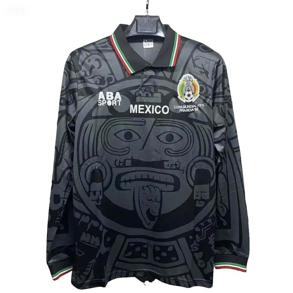 1998 Mexico third long sleeve retro version S-XXL