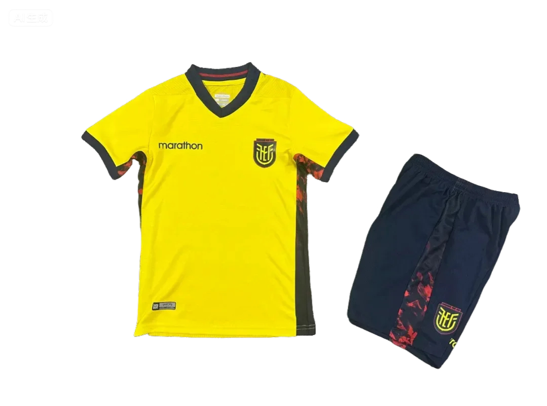 2026 Ecuador home kids version Size 16-28