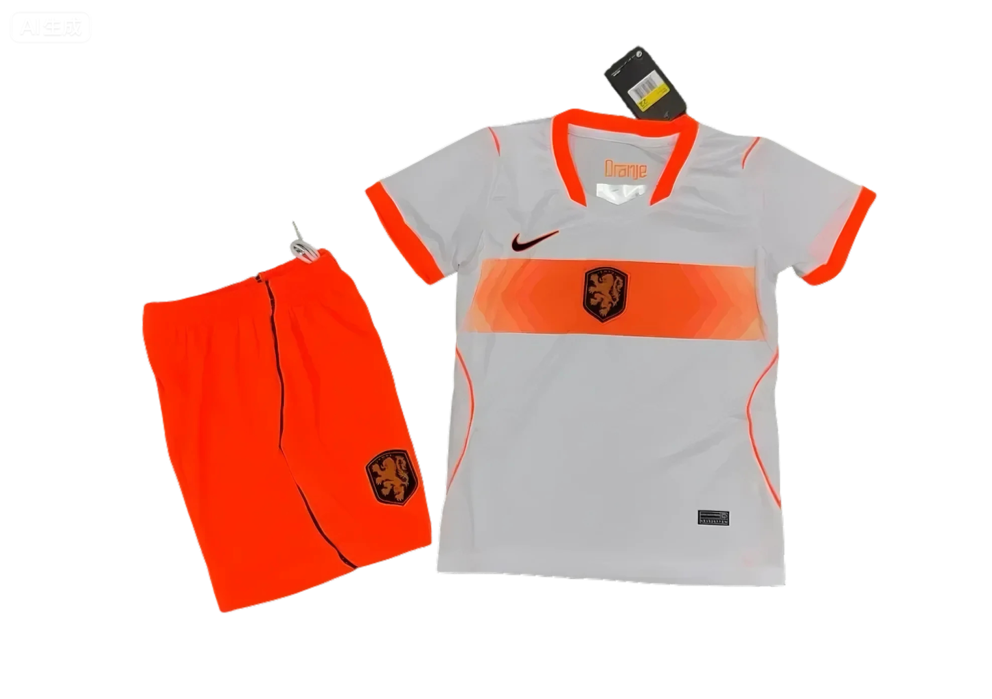 2026 Netherlands away kids version size 16-28