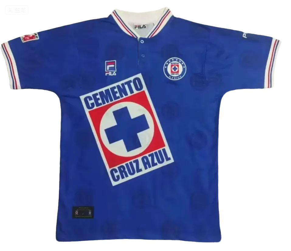 9798 Cruz Azul home retro version S~XXL