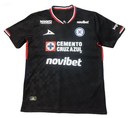 25/26 Cruz Azul goalkeeper black fan version S~4XL