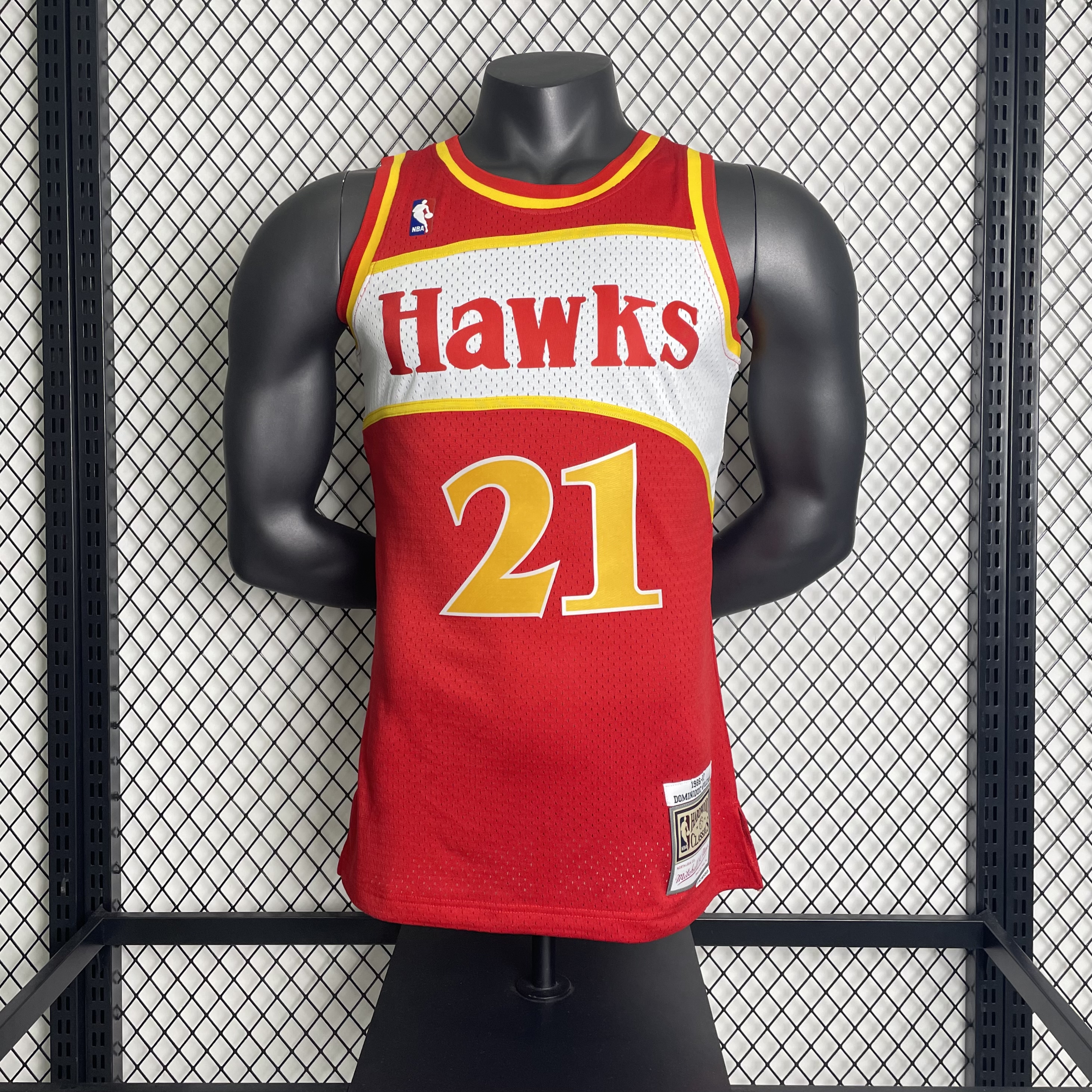 MN Heat Pressed Vintage Jersey: SW Hawks 85/86 Season No.21 Wilkins