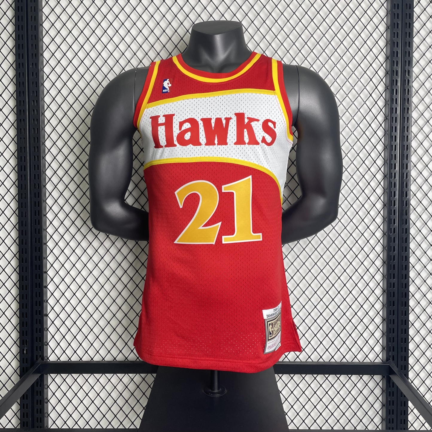 MN Heat Pressed Vintage Jersey: SW Hawks 85/86 Season No.21 Wilkins
