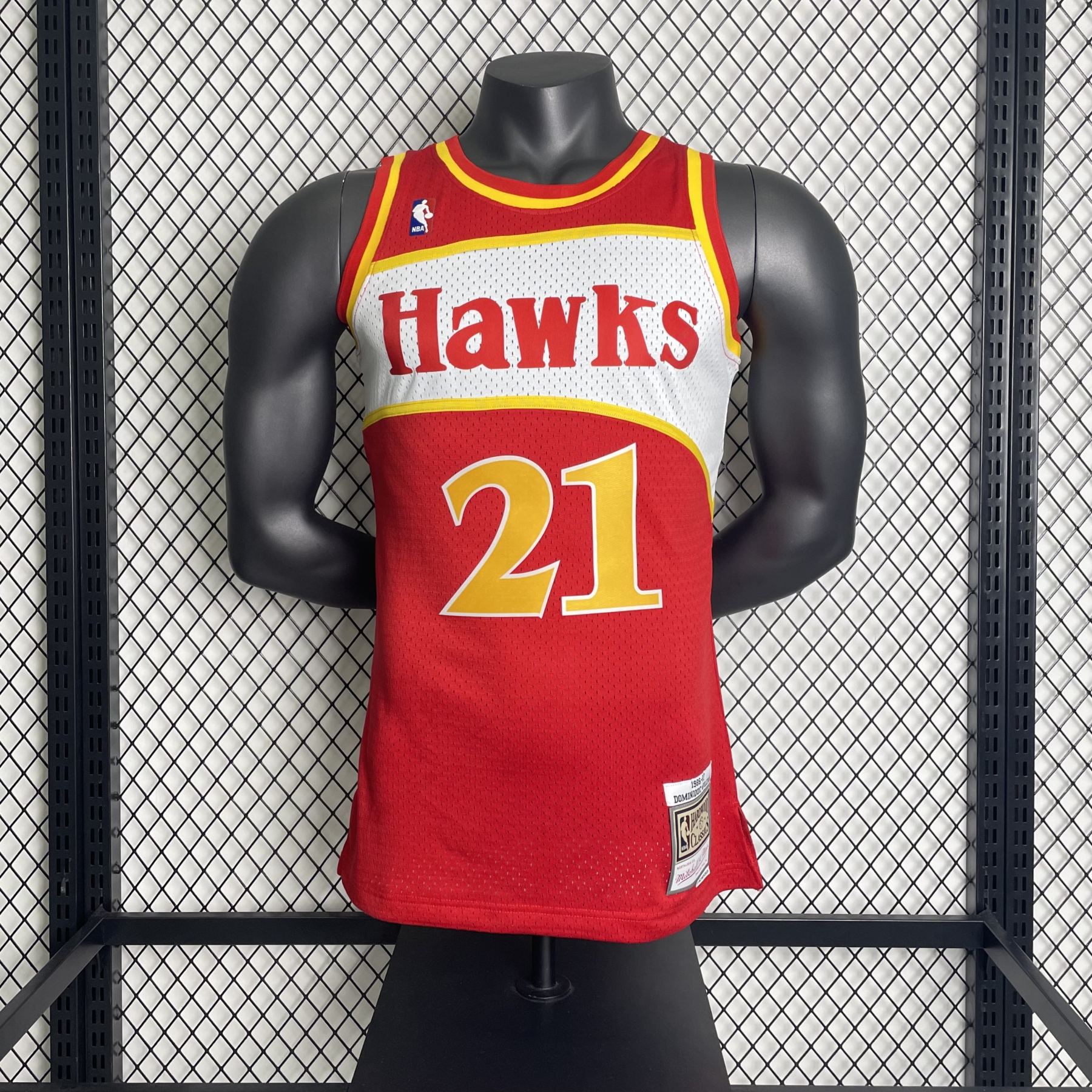 MN Heat Pressed Vintage Jersey: SW Hawks 85/86 Season No.21 Wilkins