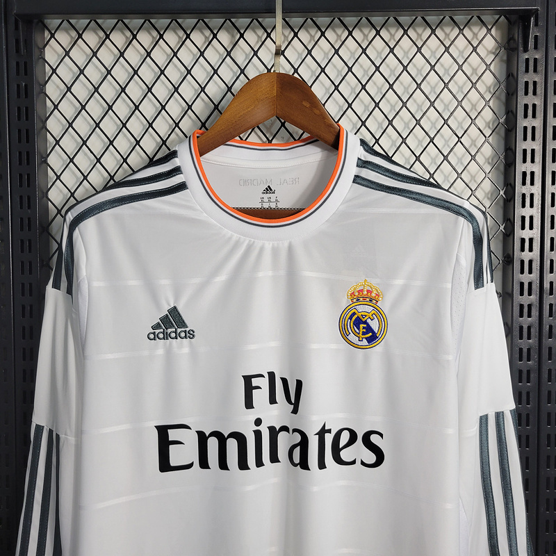 Retro Long Sleeve Real Madrid 13-14 home S-XXL
