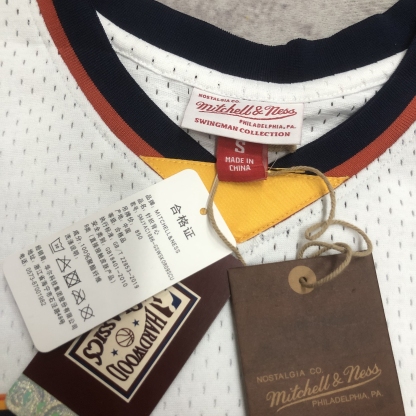 MN Heat Pressed Retro Jersey: SW Warriors 09/10 White No.30 Curry