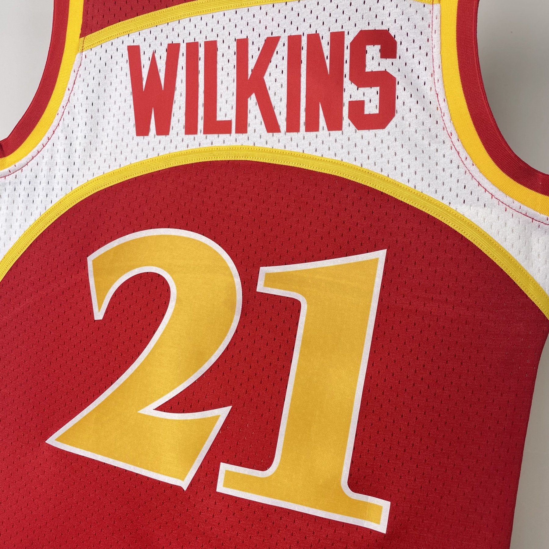 MN Heat Pressed Vintage Jersey: SW Hawks 85/86 Season No.21 Wilkins