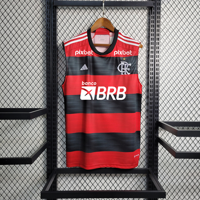 23-24 Flamengo Home Tank Top Size S-4XL