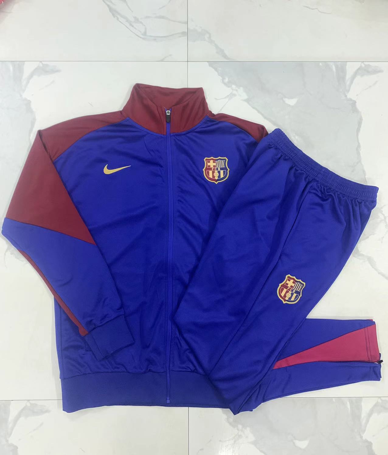 24/25 Barcelona blue Full-Zip Jacket Suit