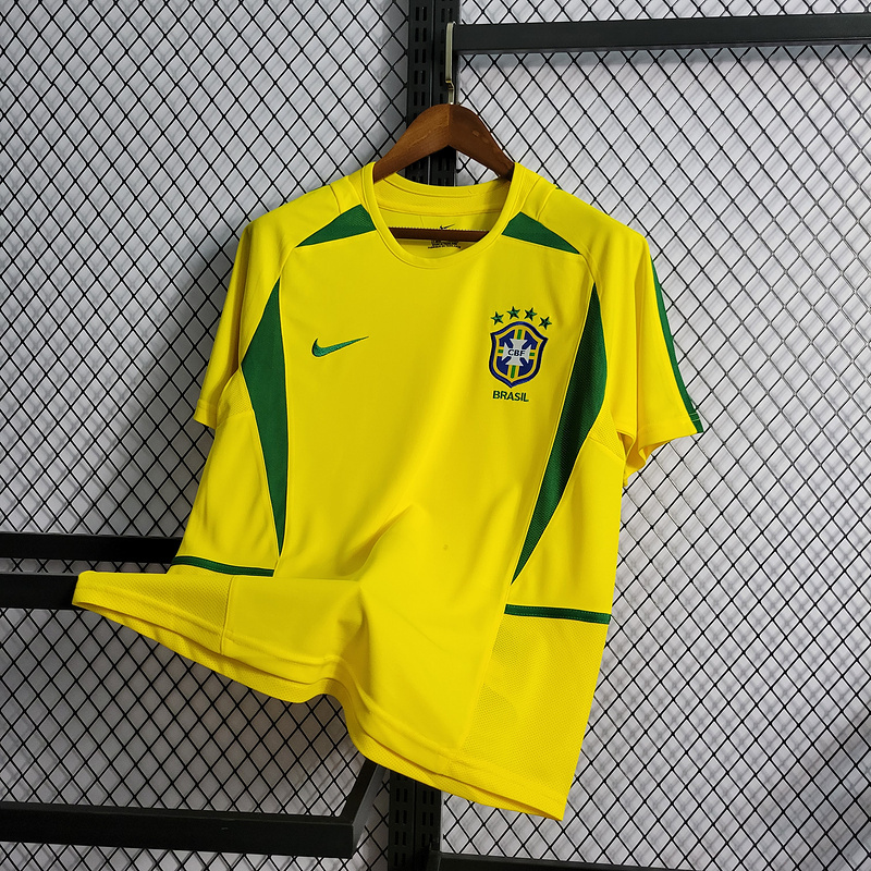 Retro 2002 Brazil home S-XXL